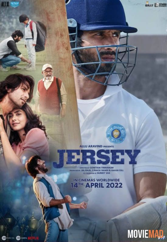 Jersey 2022 pDVDRip Hindi 1080p | 720p | 480p